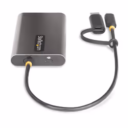StarTech.com Adaptateur USB-C vers Double HDMI - USB-C ou A vers 2x HDMI - 4K 60Hz - 100W Power Delivery Pass-Through - Adaptateur Vidéo avec Câble Intégré de 30cm - Convertisseur USB-C vers HDMI pour PC Portable - Vue supplémentaire 4