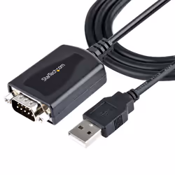 StarTech.com Câble USB vers RS232 de 1m - Câble Convertisseur USB vers RS232 DB9 Mâle avec Rétention du Port COM - Prolific I ...