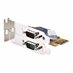 StarTech.com Carte Série PCI Express à 2 ports - Carte d'Extension Série PCIe vers RS232 (DB9) - Adaptateur PCIe avec UART 16C1050, Supports Standard ou Profil Bas - Carte PCIe 2 Ports, Rétention COM, Win et Linux - Vue supplémentaire 13