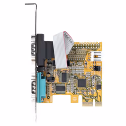 StarTech.com Carte Série PCI Express à 2 ports - Carte d'Extension Série PCIe vers RS232 (DB9) - Adaptateur PCIe avec UART 16C1050, Supports Standard ou Profil Bas - Carte PCIe 2 Ports, Rétention COM, Win et Linux - Vue supplémentaire 6