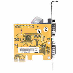 StarTech.com Carte Série PCI Express à 2 ports - Carte d'Extension Série PCIe vers RS232 (DB9) - Adaptateur PCIe avec UART 16C1050, Supports Standard ou Profil Bas - Carte PCIe 2 Ports, Rétention COM, Win et Linux - Vue supplémentaire 7