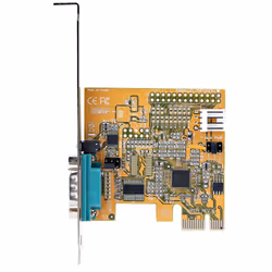 StarTech.com Carte Série PCI Express à 1 port - Carte d'Extension Série PCIe vers RS232 (DB9) - Adaptateur PCIe avec UART 16C1050, Supports Standard ou Profil Bas - Rétention COM, Windows et Linux - Vue supplémentaire 6
