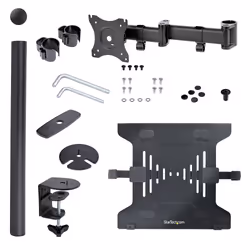 StarTech.com Support de Bureau pour Ordinateur Portable - Support PC Portable (4,5kg) - Support de Bureau pour Écran/Moniteur jusqu'à 34" (8kg) - Support Bureau VESA - Bras Ordinateur Portable Bureau - Vue supplémentaire 19