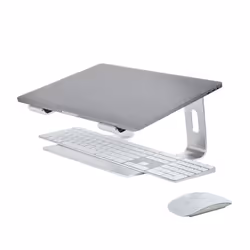 StarTech.com Support Ordinateur Portable (5kg) - Socle Ordinateur Portable en Aluminium, Argenté - Réhausseur PC pour MacBook Air/Pro, Dell XPS, Lenovo - Élévateur/Surélévateur Ergonomique pour Bureau - Vue supplémentaire 6