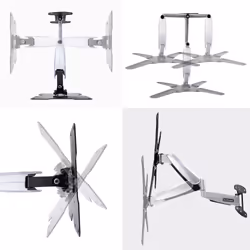 StarTech.com Support Mural TV VESA - Fixation Murale VESA Réglable pour Écrans 23-55" - Support Mural TV Mince Supportant 30kg - Bras Articulé TV 55 pouces - Support Mural TV Pivotant/Extensible/Basculant - Vue supplémentaire 6