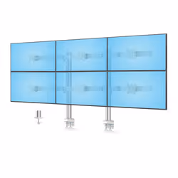 StarTech.com 6-MONITOR-ARM-A, Collier de serrage/ passe-fil, 48 kg, 43,2 cm (17"), 81,3 cm (32"), 100 x 100 mm, Blanc