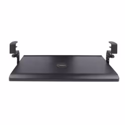 StarTech.com Support Clavier Coulissant Sous Bureau - Support Clavier Ergonomique à Pince en C - Tiroir Clavier Coulissant, Jusqu'à 12kg - Tablette Coulissante, Clavier et Souris - Porte Clavier (100/120 ou 140mm)