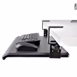 StarTech.com Support Clavier Coulissant Sous Bureau - Support Clavier Ergonomique à Pince en C - Tiroir Clavier Coulissant, Jusqu'à 12kg - Tablette Coulissante, Clavier et Souris - Porte Clavier (100/120 ou 140mm) - Vue supplémentaire 9