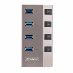 StarTech.com Hub USB-C avec Auto-Alimenté à 4 Ports - Hub USB Type C vers USB-A pour PC de Bureau/Portable - Hub USB 3.0 5Gbps avec Alimentation 4 Ports - Splitter USB 3.0 avec BC 1.2 - Vue supplémentaire 5