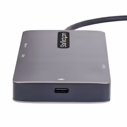 StarTech.com Adaptateur Multiport USB C - Vidéo Double HDMI 4K 60Hz - Hub USB-A 5 Gbps à 2 Ports, 100W Power Delivery Pass-Through, GbE, SD/Micro SD, Station d'Accueil/Mini Dock pour PC Portable, Câble 30cm - Vue supplémentaire 5