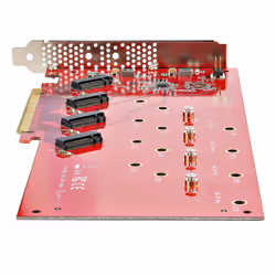 StarTech.com QUAD-M2-PCIE-CARD-B carte et adaptateur d'interfaces Interne M.2 - Vue supplémentaire 4
