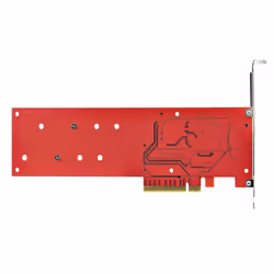 StarTech.com Adaptateur PCIe M.2 - PCIe x8/ x16 vers Double NVMe ou AHCI M.2 SSD - PCI Express 4.0, 7,8 Gbps par Disque, Bifurcation Requise - Carte PCIe Dual M.2 - Compatible Windows/Linux - Vue supplémentaire 6