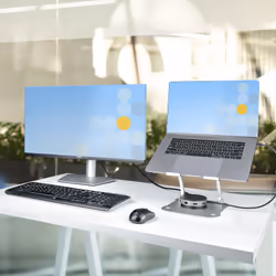 StarTech.com Support de Bureau pour Ordinateur Portable - Support Ergonomique Pliable pour PC Portable - Socle/Pupitre/Réhausseur Incliné pour PC portable, Supporte Jusqu'à 10kg - Socle Ventilé PC Portable - Vue supplémentaire 10