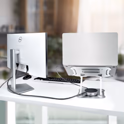 StarTech.com Support de Bureau pour Ordinateur Portable - Support Ergonomique Pliable pour PC Portable - Socle/Pupitre/Réhausseur Incliné pour PC portable, Supporte Jusqu'à 10kg - Socle Ventilé PC Portable - Vue supplémentaire 11