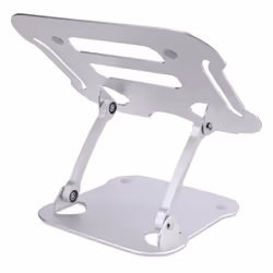 StarTech.com Support de Bureau pour Ordinateur Portable - Support Ergonomique Pliable pour PC Portable - Socle/Pupitre/Réhausseur Incliné pour PC portable, Supporte Jusqu'à 10kg - Socle Ventilé PC Portable