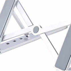 StarTech.com Support Pliable pour Ordinateur Portable - Support Ergonomique pour PC Portable Réglable en Hateur - Support Inclinable avec Cadre en Aluminium Ventilé Supportant 10kg - Rehausseur pour PC Surélevé - Vue supplémentaire 9