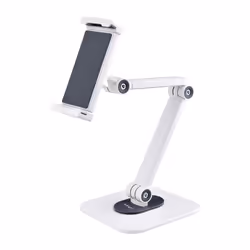 StarTech.com Support de Tablettes Réglable pour Bureau - Support Mural - Capacité 1kg - Support Universel Ergonomique et Articulé pour Tablettes - Support Tablette sur Pied Pivotant/Rotatif