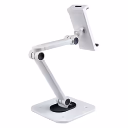 StarTech.com Support de Tablettes Réglable pour Bureau - Support Mural - Capacité 1kg - Support Universel Ergonomique et Articulé pour Tablettes - Support Tablette sur Pied Pivotant/Rotatif
