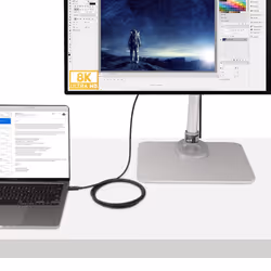StarTech.com A40G2MB-TB4-CABLE Câble Thunderbolt 2 m 40 Gbit/s Noir - Vue supplémentaire 7