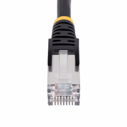 StarTech.com Câble Ethernet CAT6a 1,5m - Low Smoke Zero Halogen (LSZH) - 10 Gigabit 500MHz 100W PoE RJ45 S/FTP Cordon de Raccordement Réseau Snagless Noir avec Décharge de Tension - Vue supplémentaire 4