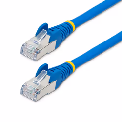 StarTech.com Câble Ethernet CAT6a 3m - Low Smoke Zero Halogen (LSZH) - 10 Gigabit 500MHz 100W PoE RJ45 S/FTP Cordon de Raccor ...