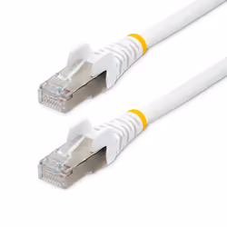 StarTech.com Câble Ethernet CAT6a 1,5m - Low Smoke Zero Halogen (LSZH) - 10 Gigabit 500MHz 100W PoE RJ45 S/FTP Cordon de Racc ...