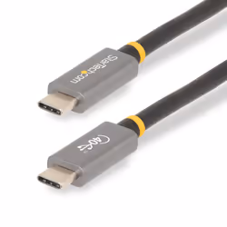 StarTech.com Câble USB4 de 1m, Câble USB-C Certifié par l'USB-IF, 40 Gbps, Cordon de Transfert de Données USB Type-C, 100W PD ...