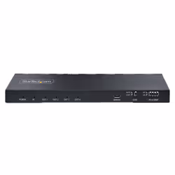 StarTech.com Splitter HDMI 4 Ports - Répartiteur HDMI 4K 60Hz avec Scaler Intégré - Répartiteur HDMI 1 Entrée 4 Sorties - Splitter HDMI 1080p PC - Port Optique 3.5mm