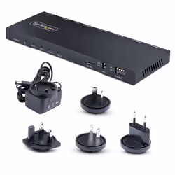 StarTech.com Splitter HDMI 4 Ports - Répartiteur HDMI 4K 60Hz avec Scaler Intégré - Répartiteur HDMI 1 Entrée 4 Sorties - Splitter HDMI 1080p PC - Port Optique 3.5mm - Vue supplémentaire 7