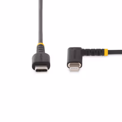 StarTech.com Câble USB-C vers Lightning de 2m - Cordon de Charge/Syncronisation USB Type-C vers Lightning en Fibre Aramide à Angle Droit - Chargeur USB C à Lightning - Certifié Apple Mfi - Câble USB C vers Iphone - Vue supplémentaire 4