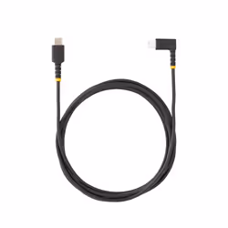 StarTech.com Câble USB-C vers Lightning de 2m - Cordon de Charge/Syncronisation USB Type-C vers Lightning en Fibre Aramide à Angle Droit - Chargeur USB C à Lightning - Certifié Apple Mfi - Câble USB C vers Iphone - Vue supplémentaire 5