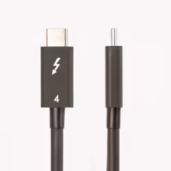 StarTech.com Câble Thunderbolt 4 de 1m - 40Gbps - 100W Power Delivery - Vidéo 4K/8K - Cordon Thunderbolt Certifié par Intel - Compatible avec USB 4/Thunderbolt 3/USB 3.2/USB Type-C/DisplayPort