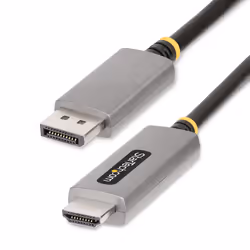 StarTech.com Câble Adaptateur DisplayPort vers HDMI, 8K 60Hz, 4K 144Hz, HDR10, DP 1.4 vers HDMI 2.1 - Convertisseur Vidéo Act ...