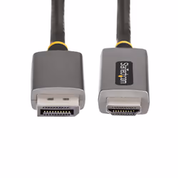 StarTech.com Câble Adaptateur DisplayPort vers HDMI, 8K 60Hz, 4K 144Hz, HDR10, DP 1.4 vers HDMI 2.1 - Convertisseur Vidéo Actif, Adaptateur DisplayPort vers Moniteur HDMI - Cordon DisplayPort vers HDMI M/M - Vue supplémentaire 5