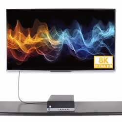 StarTech.com Câble Adaptateur DisplayPort vers HDMI, 8K 60Hz, 4K 144Hz, HDR10, DP 1.4 vers HDMI 2.1 - Convertisseur Vidéo Actif, Adaptateur DisplayPort vers Moniteur HDMI - Cordon DisplayPort vers HDMI M/M - Vue supplémentaire 8
