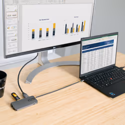 StarTech.com Adaptateur Multiport USB C - Adaptateur USB C vers HDMI 4K 60Hz - Hub USB A 3.2, 5Gbps à 3 ports - 100W Power Delivery PassTrough - Dock USB C avec Câble de 30cm - Station d'accueil PC Portable - Vue supplémentaire 10