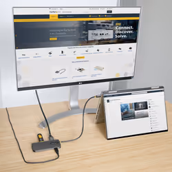 StarTech.com Adaptateur Multiport USB C - Adaptateur USB C vers HDMI 4K 60Hz - Hub USB A 3.2, 5Gbps à 3 ports - 100W Power Delivery PassTrough - Dock USB C avec Câble de 30cm - Station d'accueil PC Portable - Vue supplémentaire 11