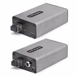 StarTech.com Extender USB 3.0 2-Port sur Fibre Multimode OM3 - LC/LC - Hub USB-A 2x 5Gbps - Portée 350m - Extendeur Fibre Optique USB Durable - Extension/Prolongateur USB 3.0 Optique