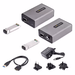StarTech.com Extender USB 3.0 2-Port sur Fibre Multimode OM3 - LC/LC - Hub USB-A 2x 5Gbps - Portée 350m - Extendeur Fibre Optique USB Durable - Extension/Prolongateur USB 3.0 Optique - Vue supplémentaire 7
