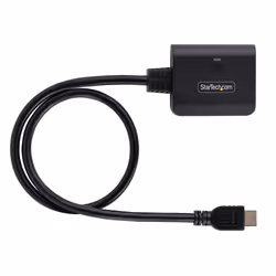 StarTech.com Répartiteur HDMI 2 Ports - Vidéo HDMI 2.0 4K 60Hz - Répartiteur HDMI 4K 1 Entrée 2 Sorties - Répartiteur 1x2 Affichage/Sortie HDMI, HDR/HDCP - Splitter avec Câble HDMI Intégré de 50 cm - Vue supplémentaire 5
