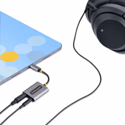 StarTech.com Adaptateur Casque USB-C - Splitter Audio, Double Casque USB Type C avec Entrée Micro - Adaptateur USB C vers Jack 3.5mm, DAC 3.5 mm - USB-C vers Jack Audio/Sortie Auxiliaire, DAC 24 Bits - Vue supplémentaire 8