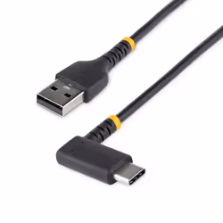 StarTech.com Câble USB A vers USB C de 15cm - Câble de Chargement USB C Noir - Fibre Aramide Robuste - Chargeur Rapide USB-C ...
