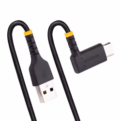 StarTech.com Câble USB A vers USB C de 15cm - Câble de Chargement USB C Noir - Fibre Aramide Robuste - Chargeur Rapide USB-C 2.0 - Cordon de Charge - 3A - Câble de Recharge Rapide - Câble Charge Rapide - Vue supplémentaire 5