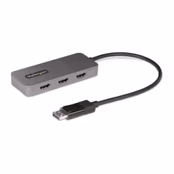 StarTech.com Hub MST à 3 Ports - DisplayPort vers 3x HDMI, Trois Moniteurs 4K 60Hz, Adaptateur Vidéo Multi-Moniteur DP 1.4, C ...