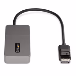 StarTech.com Hub MST à 3 Ports - DisplayPort vers 3x HDMI, Trois Moniteurs 4K 60Hz, Adaptateur Vidéo Multi-Moniteur DP 1.4, Câble Intégré de 30 cm, Alimentation USB, Windows Uniquement