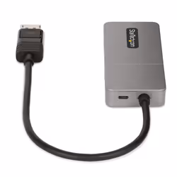 StarTech.com Hub MST à 3 Ports - DisplayPort vers 3x HDMI, Trois Moniteurs 4K 60Hz, Adaptateur Vidéo Multi-Moniteur DP 1.4, Câble Intégré de 30 cm, Alimentation USB, Windows Uniquement - Vue supplémentaire 4