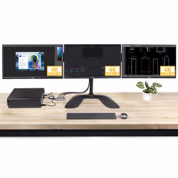 StarTech.com Hub MST à 3 Ports - DisplayPort vers 3x HDMI, Trois Moniteurs 4K 60Hz, Adaptateur Vidéo Multi-Moniteur DP 1.4, Câble Intégré de 30 cm, Alimentation USB, Windows Uniquement - Vue supplémentaire 5