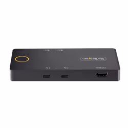 StarTech.com C2-H46-UC2-PD-KVM commutateur écran, clavier et souris Noir - Vue supplémentaire 4