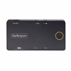 StarTech.com C2-H46-UC2-PD-KVM commutateur écran, clavier et souris Noir - Vue supplémentaire 5