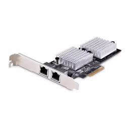 StarTech.com Carte Adaptateur Réseau PCIe 10GbE à 2 Ports - Carte Ethernet PCI Express pour PC/Serveur - Carte Réseau PCIe à ...